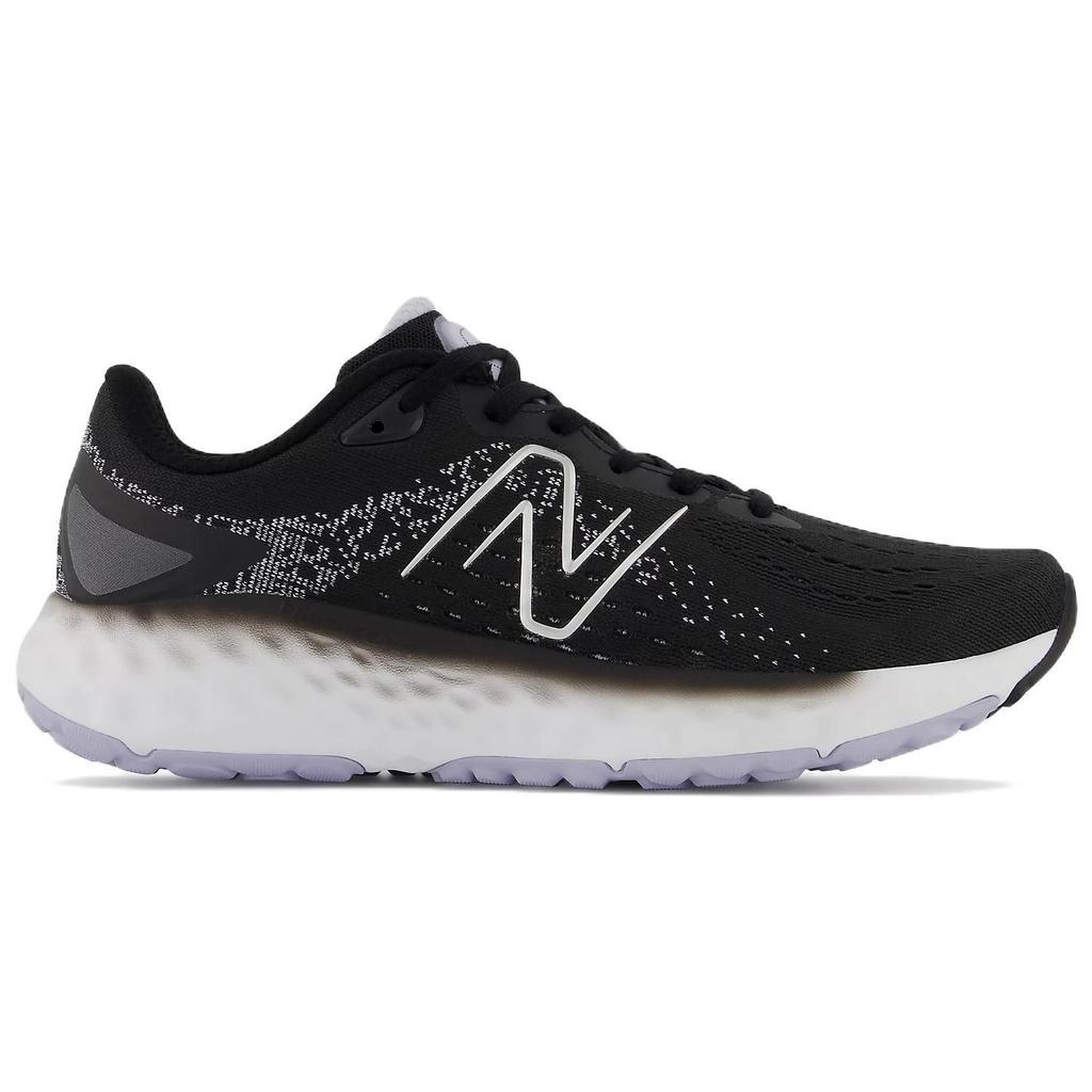 New Balance Fresh Foam Evoz V2 Fabric Low Top Marathon Running Shoes Women sneaker Black White WEVOZLK2