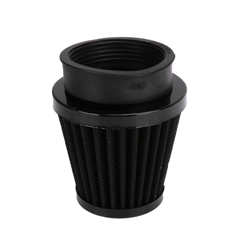 Universal 48/49/50mm Motorcycle Air Intake Filter Cleaner Black Fit ATV Dirt Bike Quad Scooter