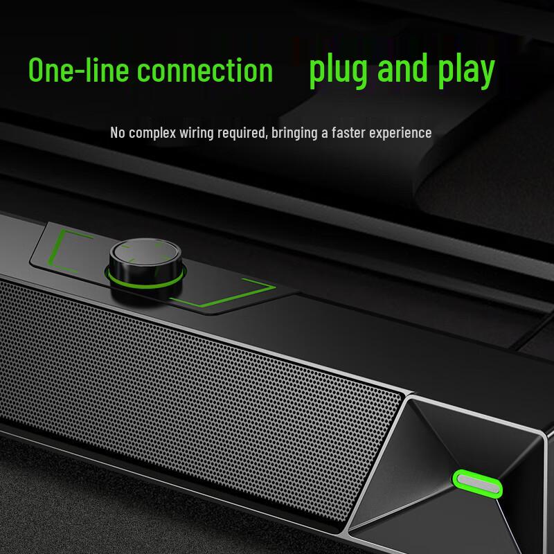 Newmine Desktop Gaming Soundbar Speakers