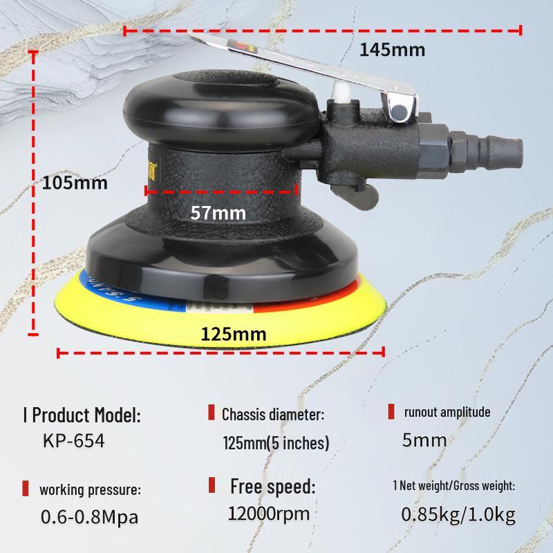 Gaobao 5-Inch Pneumatic Sander Grinder & Polisher