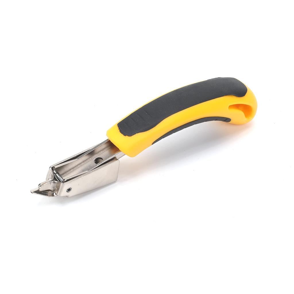 HFS(R) 3-in-1 Hand Stapler, Gun, Manual Stapler with 3000 Replacement Staples for Wiring, Repairs, Wood Backing, Carpentry, and Furniture