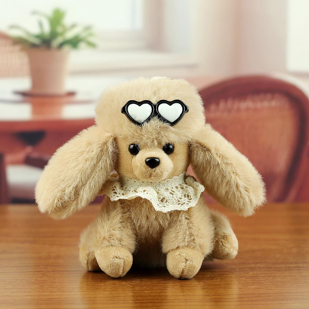 Plush Poodle Dog Keychain With Pp Cotton Filling For Bag Decor And Gift For All Ages