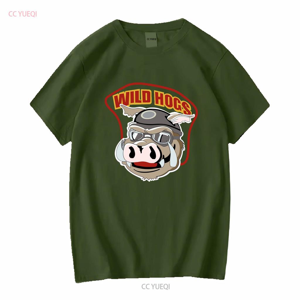 New Wild Hogs Logo Active T Shirt American Funny Size S 5xl long or short sleeves vintage Washed Comfortable Slightly Versatile