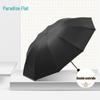 Paradise 10-Rib Double Foldable Rain/Sun Umbrella