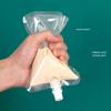 Disposable Transparent Spout Pouch for Soy Milk, Tea, and Juice