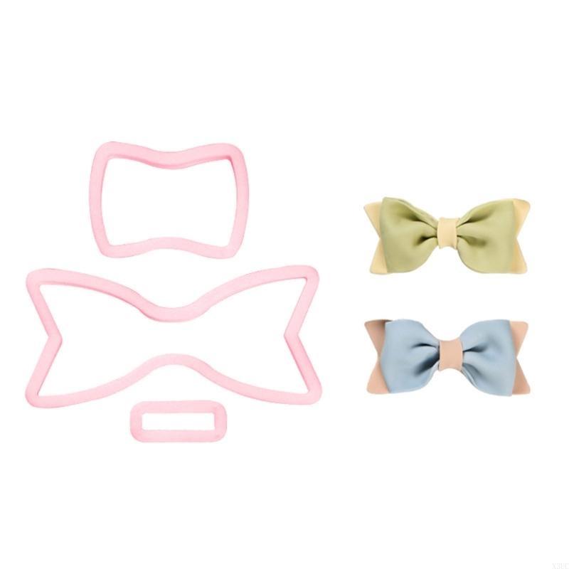 Plastic Material Cookie Mold Cookie Cutters Bowknots Biscuit Cutter Biscuit Moulds Perfect Gifts for Baking Lovers X3UC