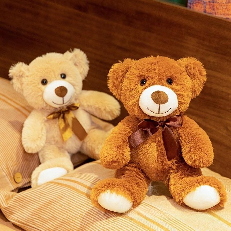 Plush Bear Toy For Kids Gift Soft 3d Cotton Stuffed Animal For Children