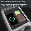 For Xpeng P7+ 2024-2026 Car Central Armrest Storage Box Wireless Charging Silicone Pad Lower Storage Box Tray Auto Accessories