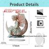 Cross-Border New Moon Lighthouse 2D Acrylic Ornament - Home and Festival Decoration.