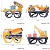Playful And Whimsical Excavator Glasses Ideal For Childrens Party Photo Props