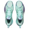 New LINING Speed 2V2 Basketball Shoes Men's Low top Floating Green Sky Blue ABPV003-7