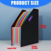 Desktop File Storage Stand 12 Compartments Expandable Document Organiser Slanted Opening Standing File Filing Case