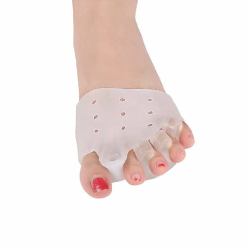 BigMe Foot Protection Pads and Toe Pads, Unisex, One Size Fits All (2 Pairs)