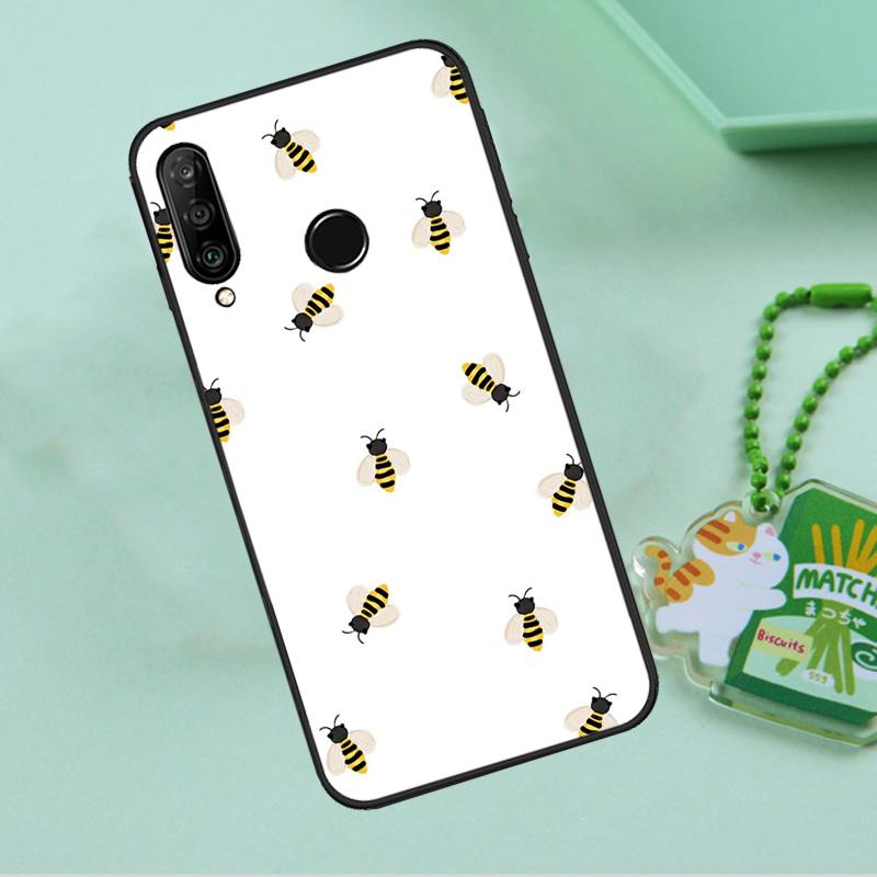 Bee Bumblebee Pattern For Huawei Nova 12s 12i 11i 7i 8i 9 10 SE Y91 Y90 Y60 Y70 Y72 Y61 P60 Pro P30 P40 Lite Case