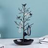 Creatief Metalen Vogelboom Ontwerp Sieraden Display Stand Oorbellen Ring Armband Ketting Opbergrek Desktop Organizer Balie Rek