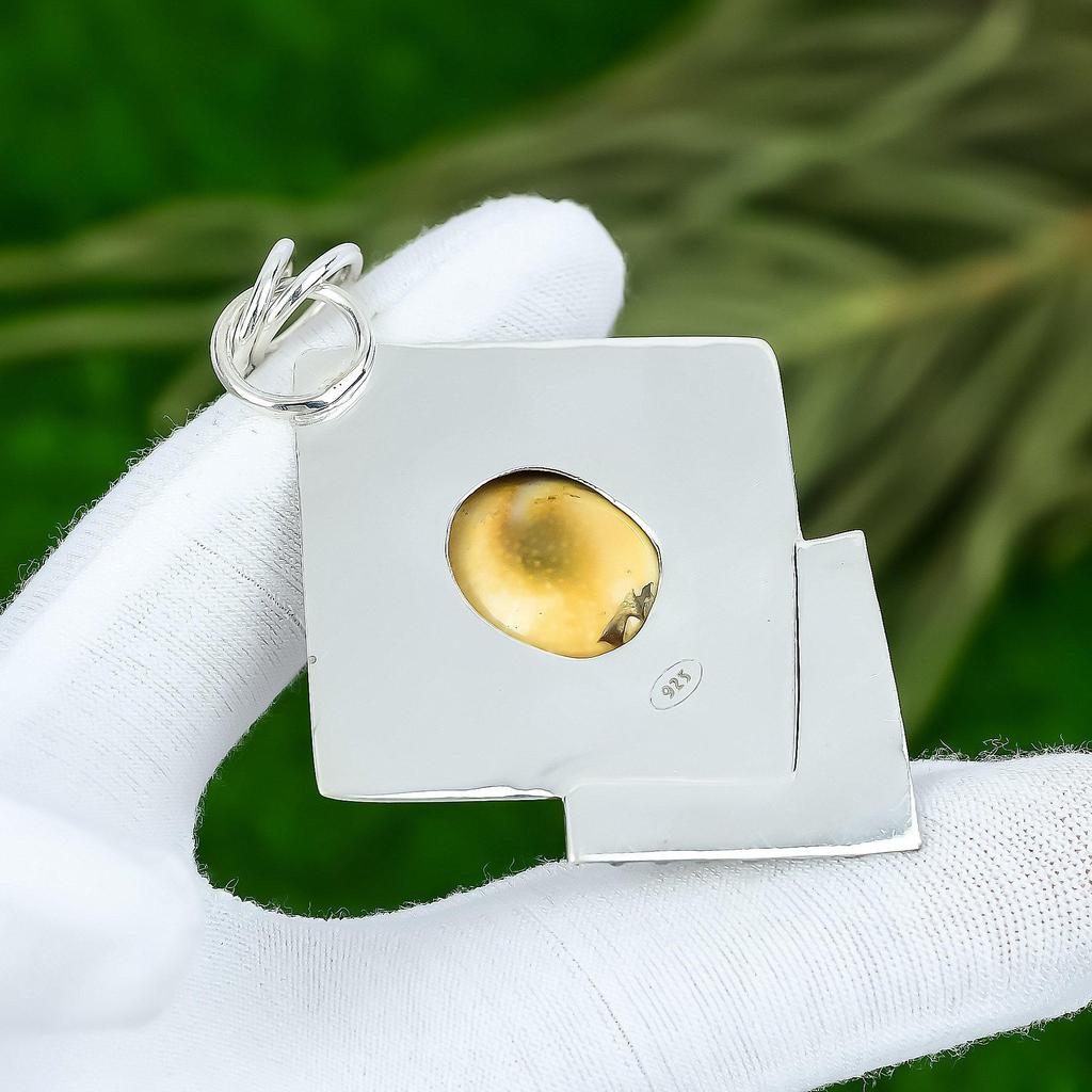 925 Sterling Silver Round Natural Shiva Eye Anniversary Sister Trendy Pendant