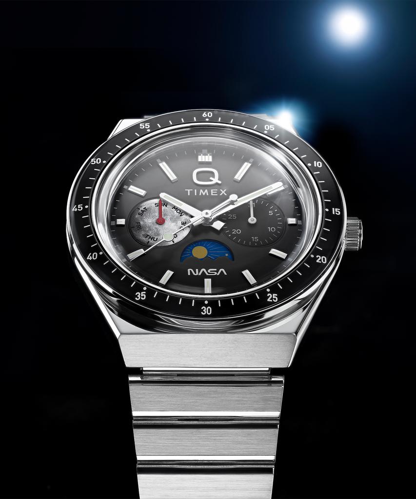 Taimaegseu X Nasa Q Timex Vintage Metal Watch 40Mm