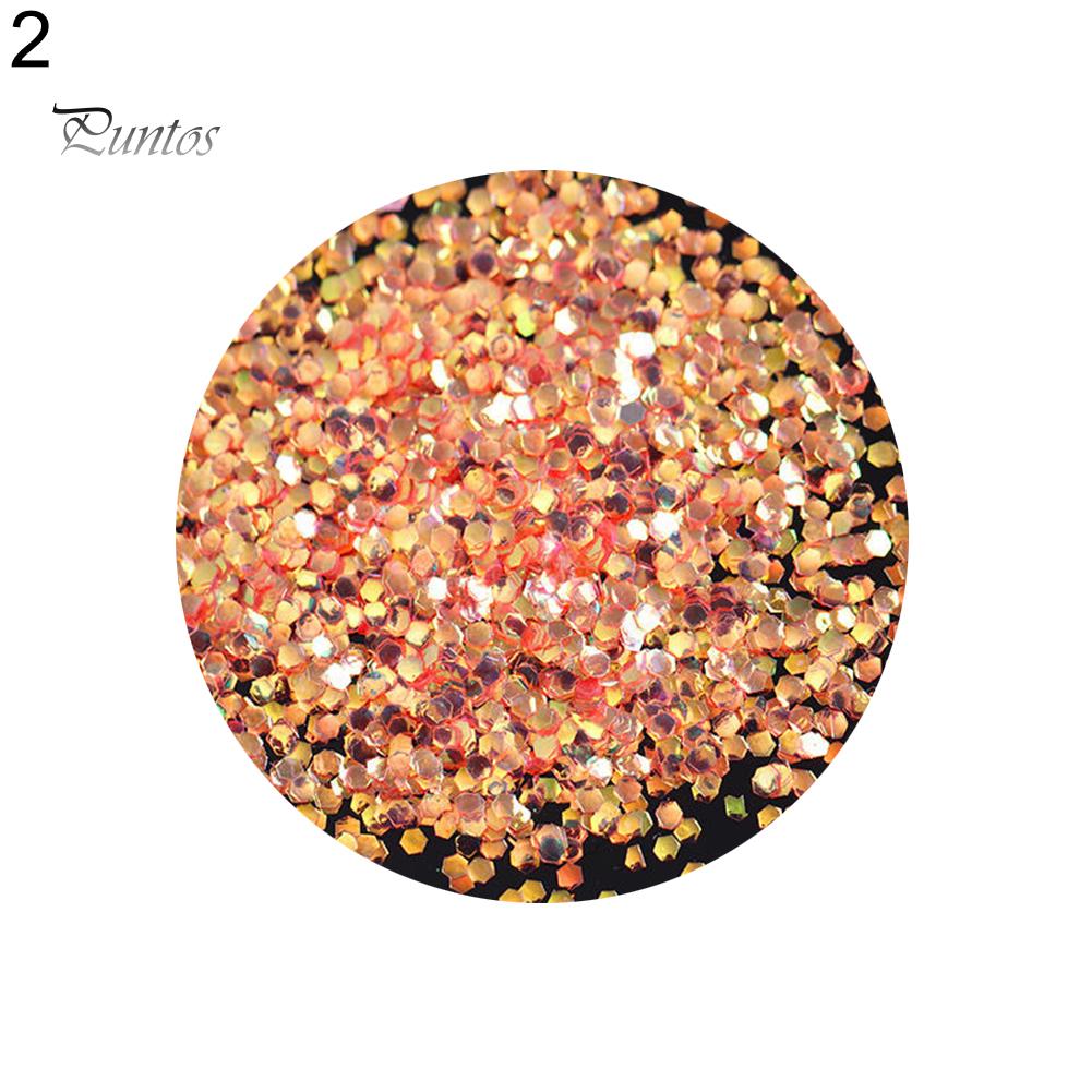 Puntos Nail Art UV Gel Acrylic Glitter Scale Tips Sequins Manicure DIY Decoration Tool