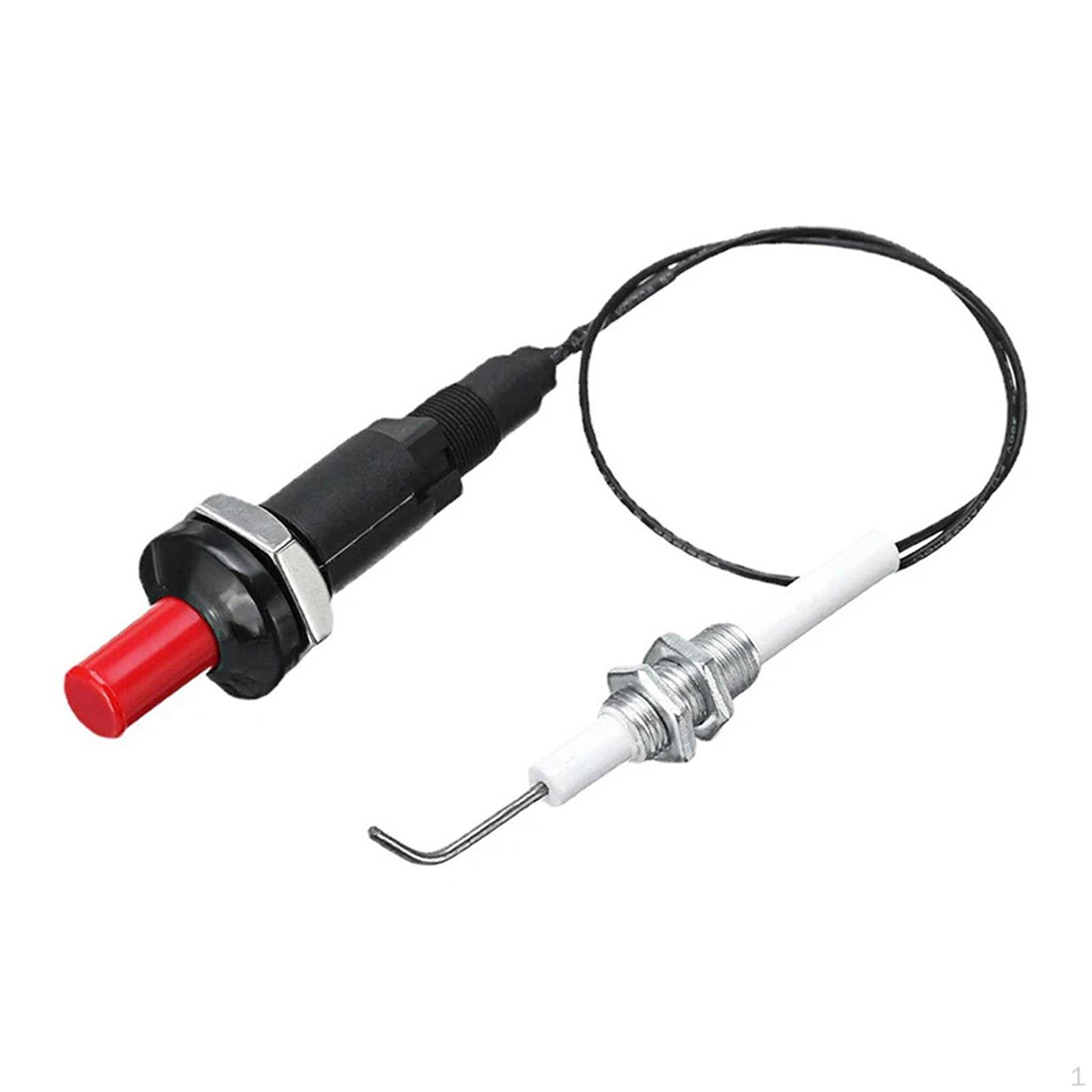 

Push Button Igniter with Ceramic Electrode Piezo Spark Ignition Replacement Universal