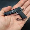 For Mini Metal Gun Model Scale 1:3 1911 Keychain Metal Model Toy Gun Game Toy Simulation Pistol Gift for Children