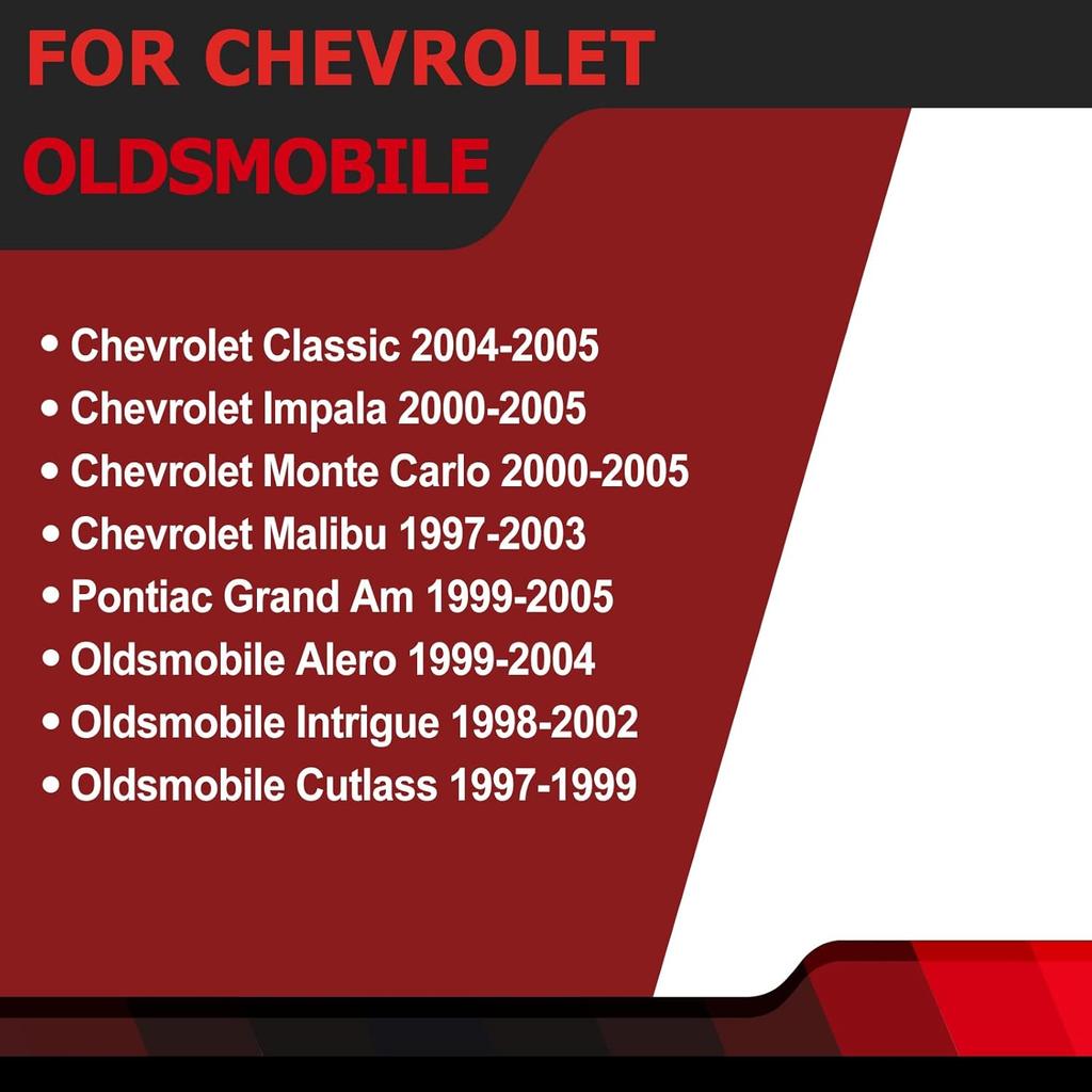 Ignition Switch & Ignition Lock Cylinder With 2 Keys Compatible With 1997-2005 Chevy Malibu Impala Monte Carlo Olds Alero Grand Am Repalces 12458191