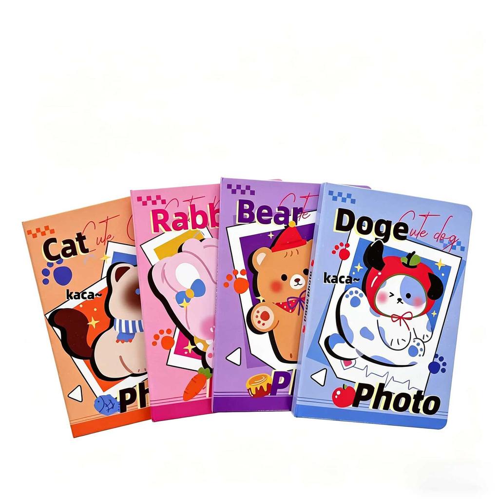 A5 Cartoon Notebook with Color Pages - Thick, Portable Diary for Students