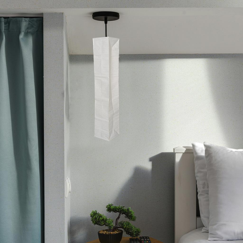 Modern Japanese Paper Floor Lamp Shade Replacement Lightweight Foldable Design Soft Light Diffuser for Standing Lamps Living
