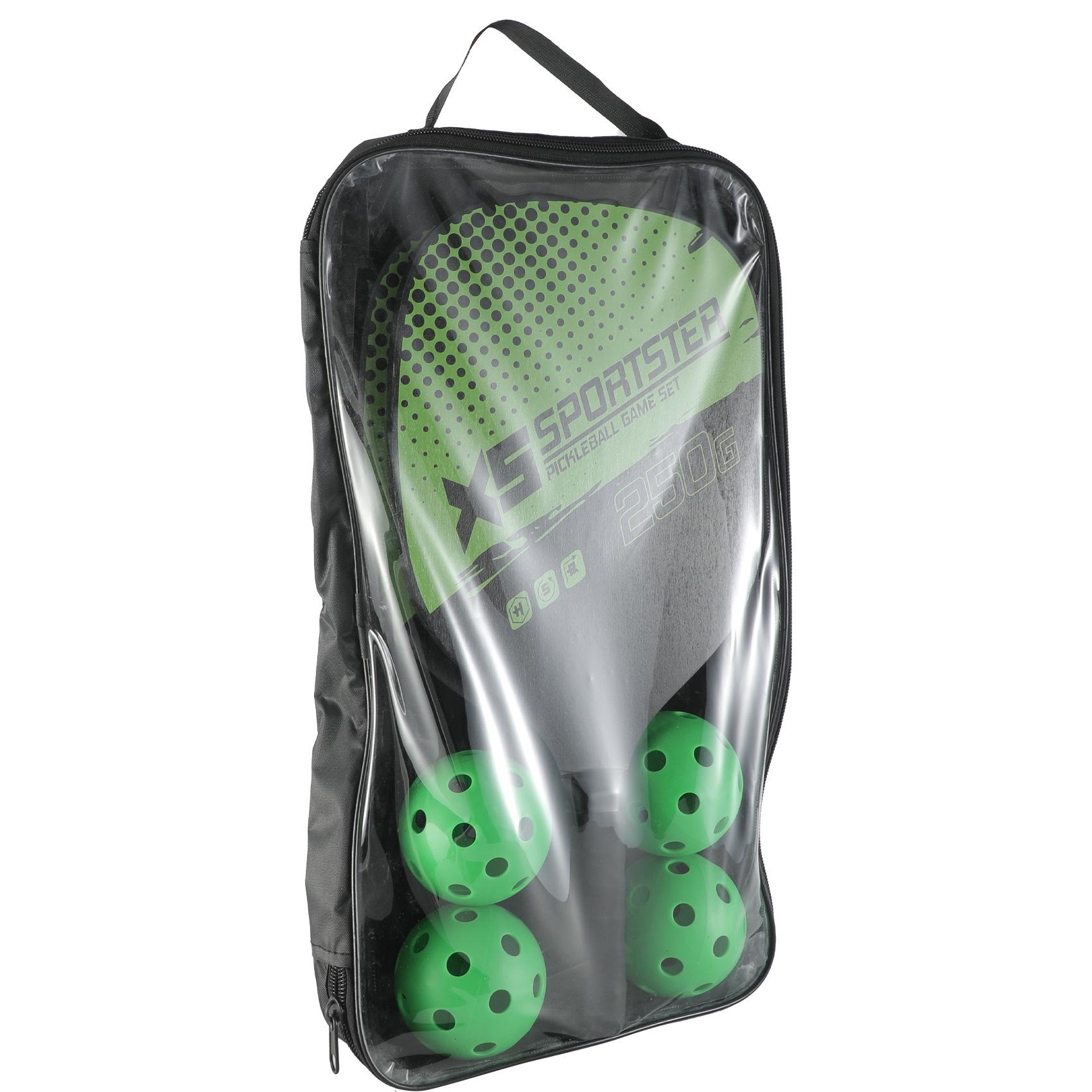 

Cross-Border Pickleball Paddle Set: 2 Paddles, 4 Balls, Carry Bag