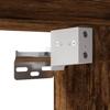 2 Piece Bathroom Furniture Set Smoked Oak Wood Based Material
