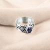 Rare Iolite Gemstone 925 Sterling Silver Jewelry Handmade Stylish Ring For Her RR-16-9