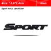 SPORT General Motors Body Metal Letter Modified Car Stickers Rear Personalized Decorative Stickers Scratch Covering