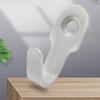 Practical Set Of 10 Metal Hook Easy Install Hangers Perfect For Entryway Bathroom Closet Organization And Storage