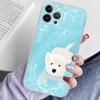 Cute Cartoon Puppy Transparent Soft Phone Case For iPhone 15 12 14 16 17 13 Plus 11 Pro Max 13 Pro