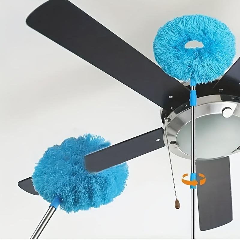 Retractable Duster with Microfiber Head - Multi-Functional Tool for Home, Car & Electronics, Brush for Ceiling Fans, Desks