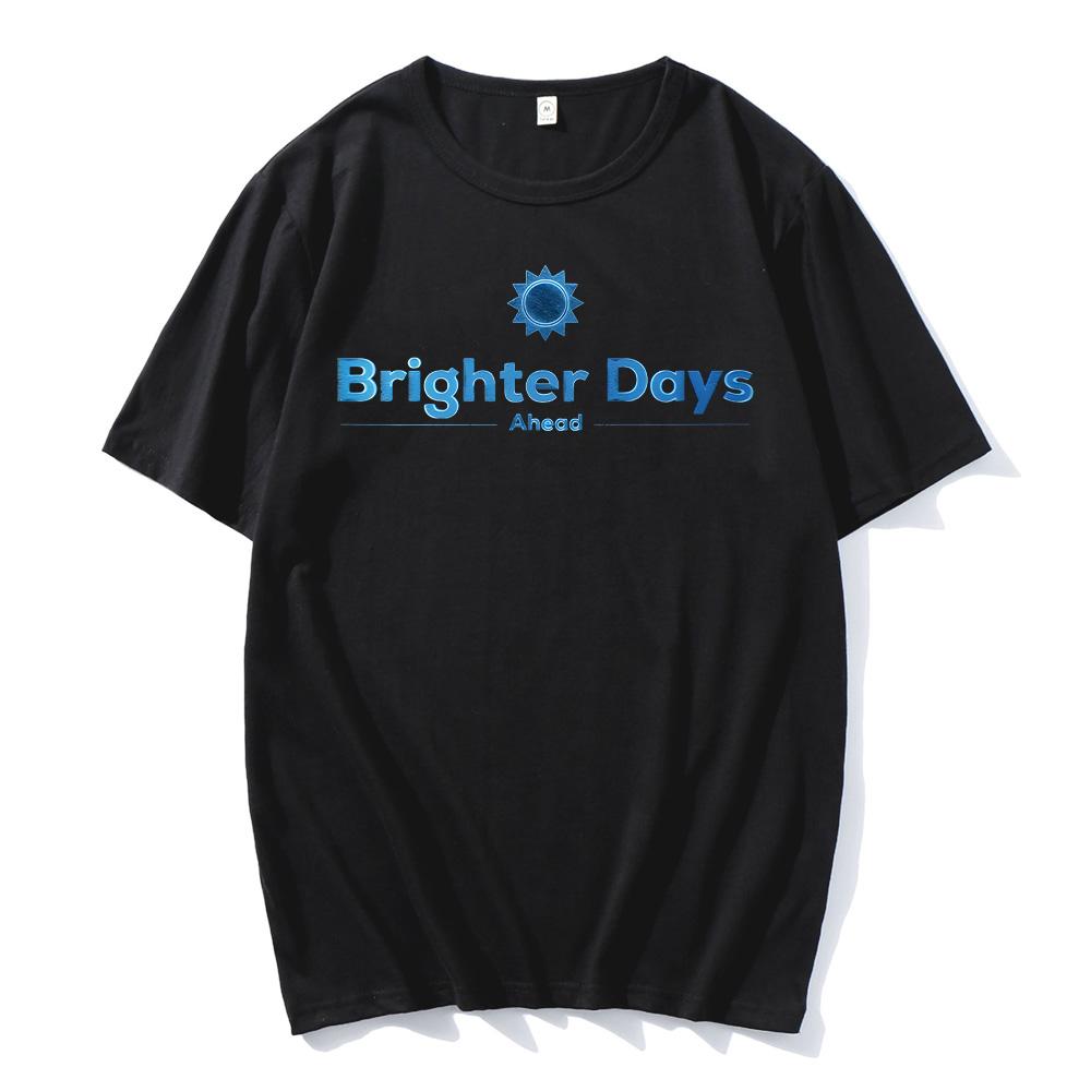 Ariana Grande Brighter Days Ahead Grafikdruck T-Shirts Herren Damen Vintage Hochwertige Baumwoll-T-Shirts Mode Lässige T-Shirt Tops