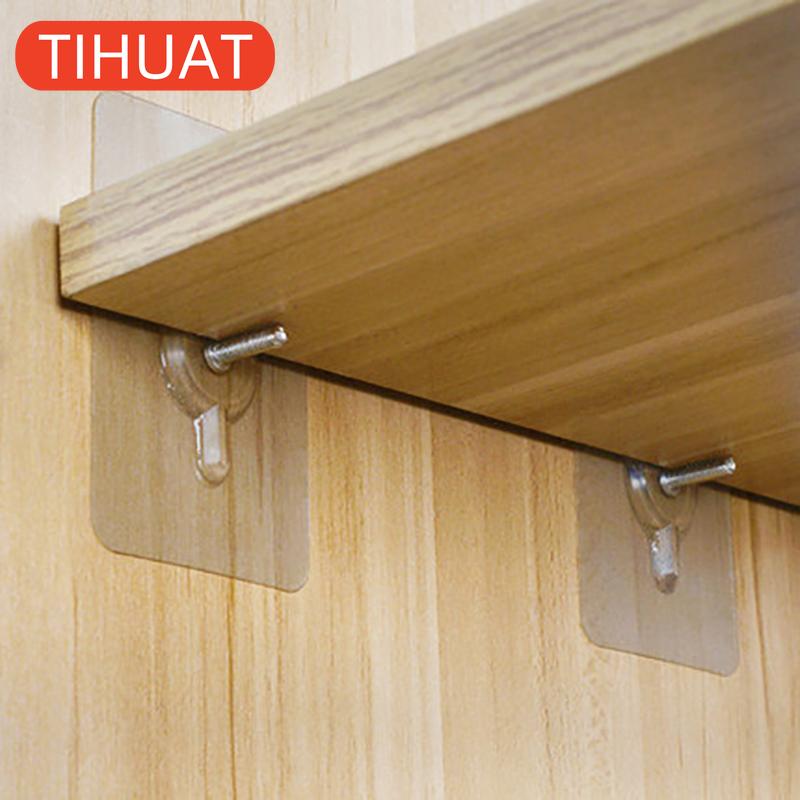 Zelfklevende houders voor meubelplanken