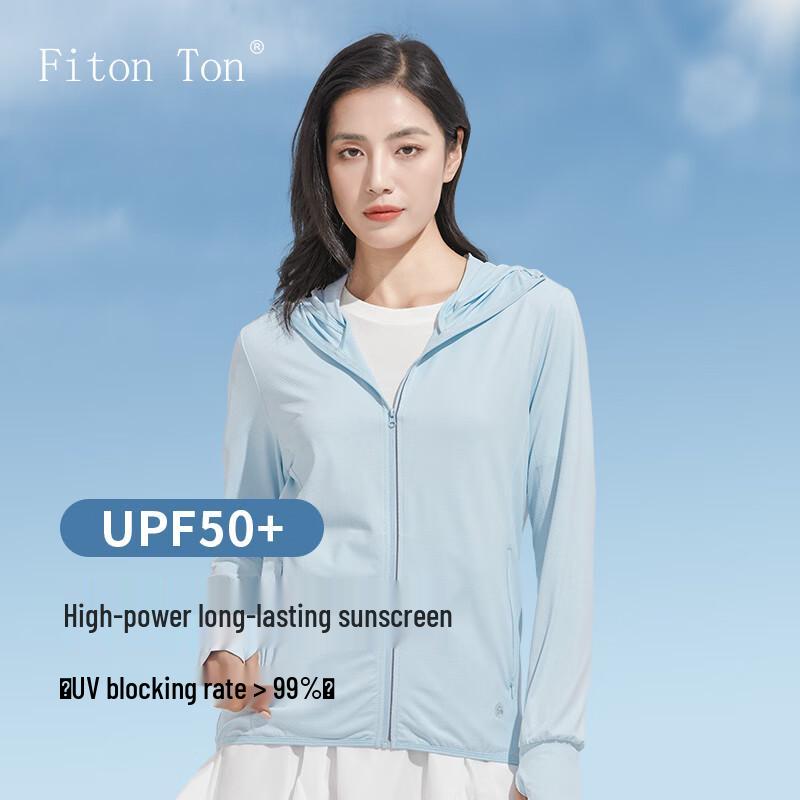 

FitonTon Women s UPF50+ Sun Protection Hoodie XL