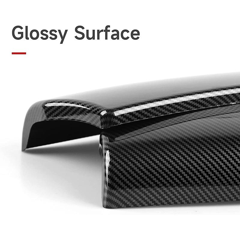 2 Pcs Carbon Fiber Center Console Armrest Box Cover For BMW 7 Series F01 F02 2009-2011 2012 2013 2014 2015 Auto Interior Parts