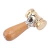 Woodworking Chisel Mallet Beech Wood Carpenter Hammer with Replaceable Solid Brass Head for