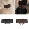 Stretchable Corset Belt Women Wide Belt Fashion Tie Corset Elastic Waistband for Parties and Gatherings