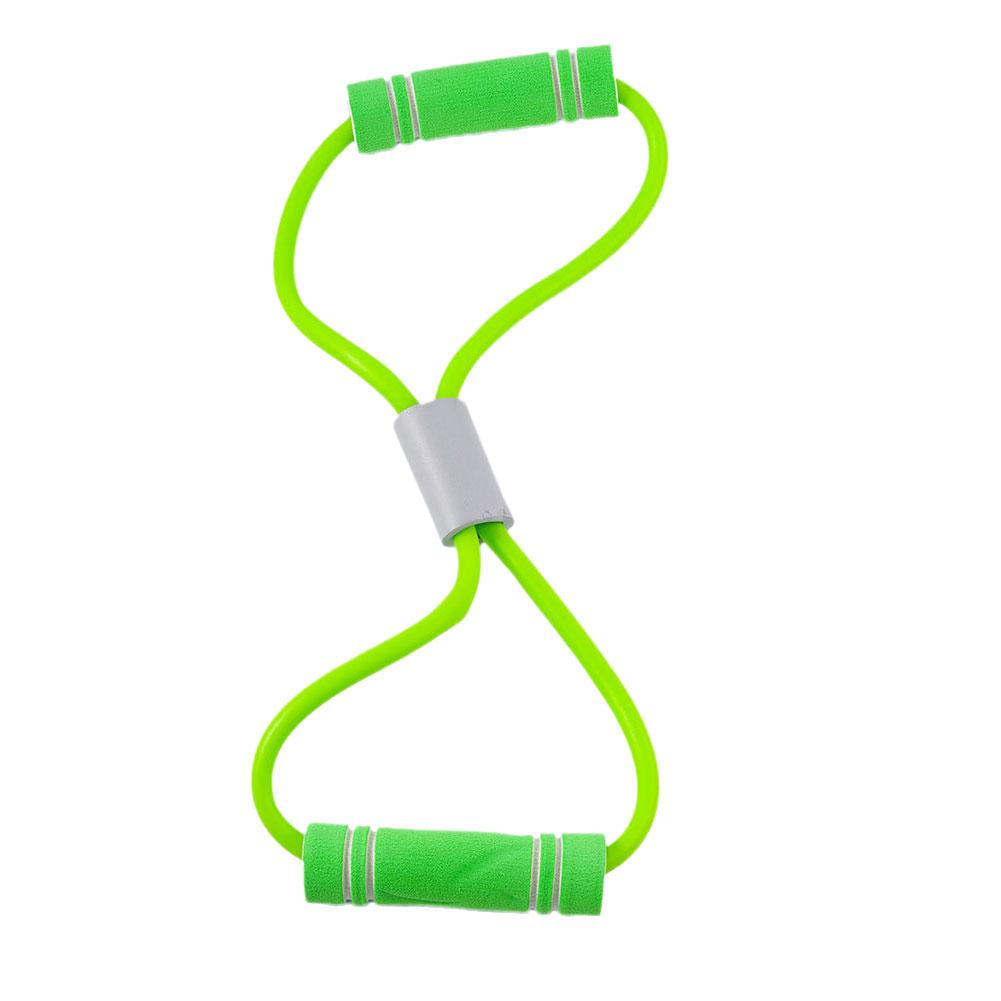 8 Word Fitness Yoga Elastic Band TPE Gum Resistance Fitness Fitness Equipment Gym Workout Bands Train Expander Exercise Rub M4Y4