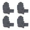 4Pcs IEC320 C6 To IEC320 C7 Power Adapter Right Angle IEC320 C6 To C7 90 Degree Right Turn Power