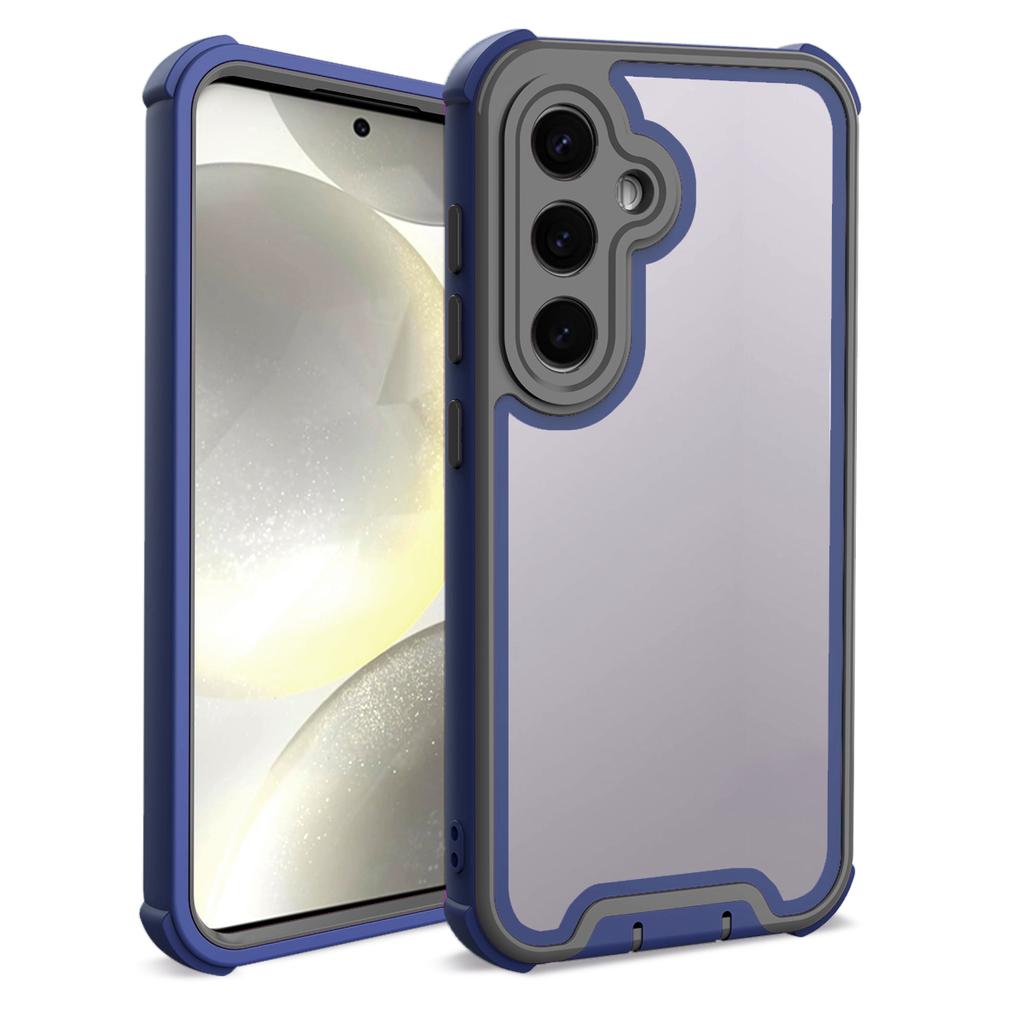 For Samsung Galaxy S25 Case Detachable 4 in 1 TPU+Acrylic+PC Shockproof Phone Cover