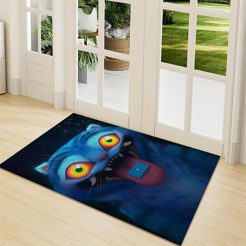 1Pc Fantasy Warrior Trio Carpet Rug Customizable Soft Washable Antislip Home Living Room Sofa Mats Personalized Rug 0917207