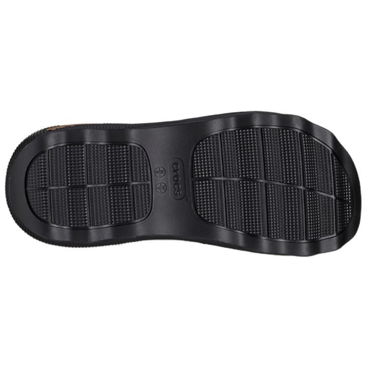 Crocs Comfortable Fashion Slip-On Sandals Women Footwear Black Gold 210459-072