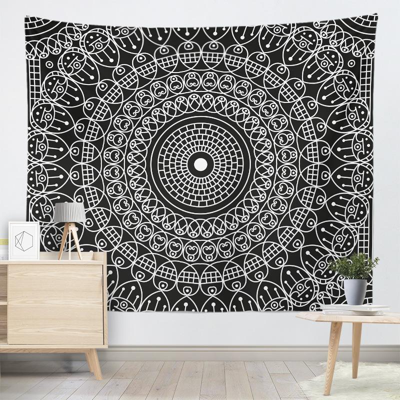 Mandala wall hanging tapestry sofa background cloth wallpaper student dormitory decoration