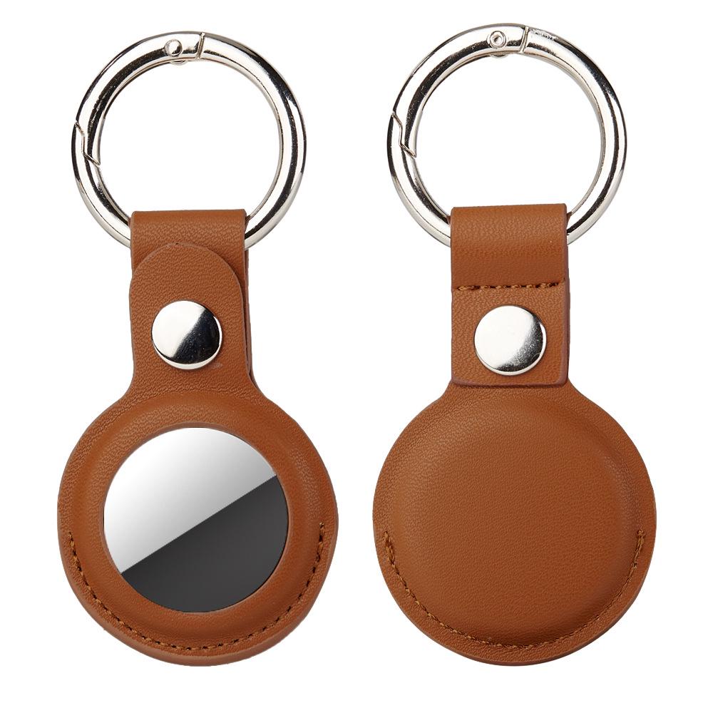 Leather Protective Case for Apple AirTag Tracker