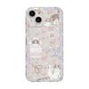 Floral princess cat is suitable for iPhone17promax Apple 17 matte mobile phone case 16/15 anti-drop ins wind