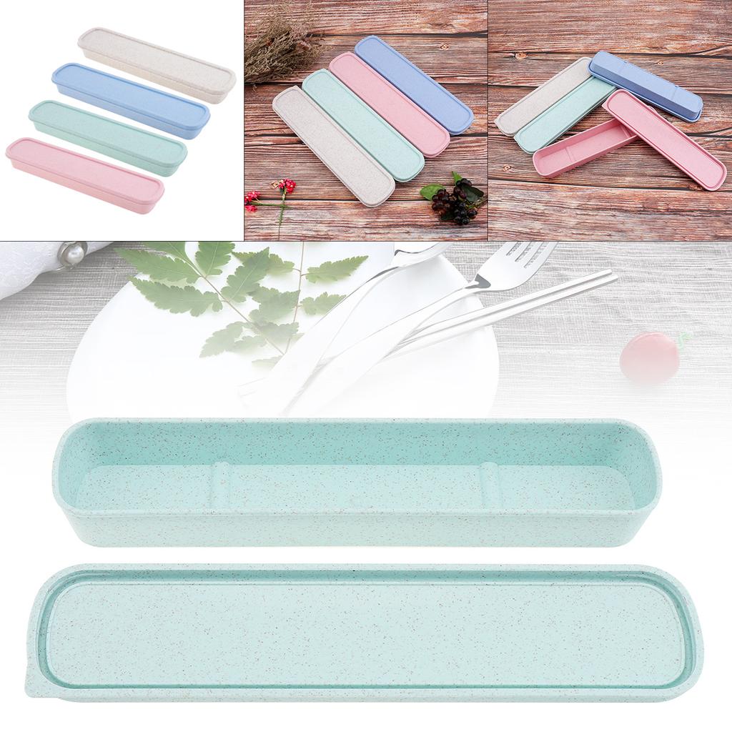 25cm Exquisite Workmanship Split Type Wheat Straw Tableware Box 3 Color For Dinnerware Boxes Picnics Dinnerware Box