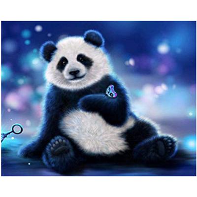 Pełny 5D Diy Diament Malarstwo Zwierząt Panda Diament Haft Cross Stitch Home Decor Ręcznie robiony prezent